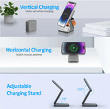 ChargeStand™: Ultimate 3-in-1 Magnetic Wireless Charging Kit