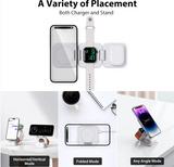 ChargeStand™: Ultimate 3-in-1 Magnetic Wireless Charging Kit