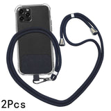 Universal crossbody patch phone lanyards