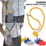 Universal crossbody patch phone lanyards