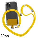 Universal crossbody patch phone lanyards